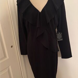 Alexia Admor Black Long Sleeve Dress